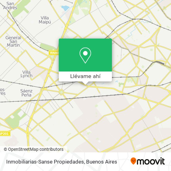 Mapa de Inmobiliarias-Sanse Propiedades