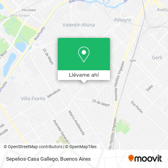 Mapa de Sepelios-Casa Gallego