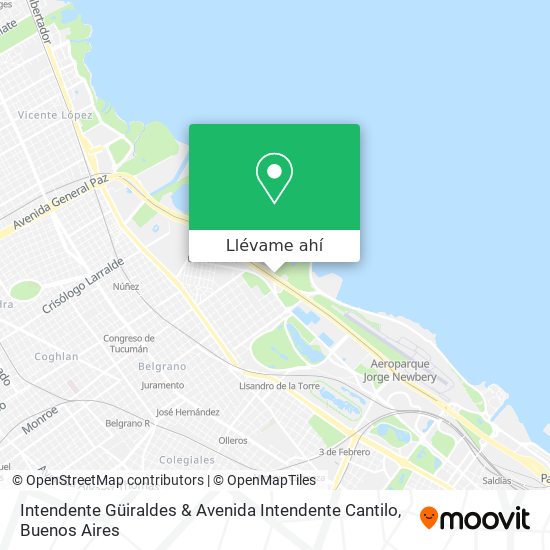 Mapa de Intendente Güiraldes & Avenida Intendente Cantilo