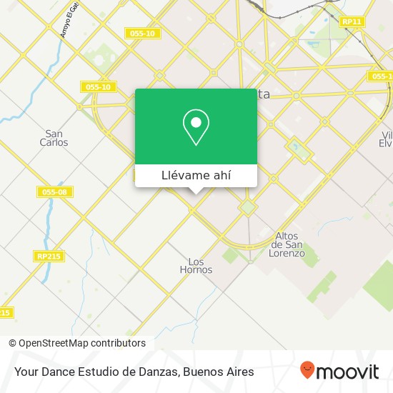 Mapa de Your Dance Estudio de Danzas