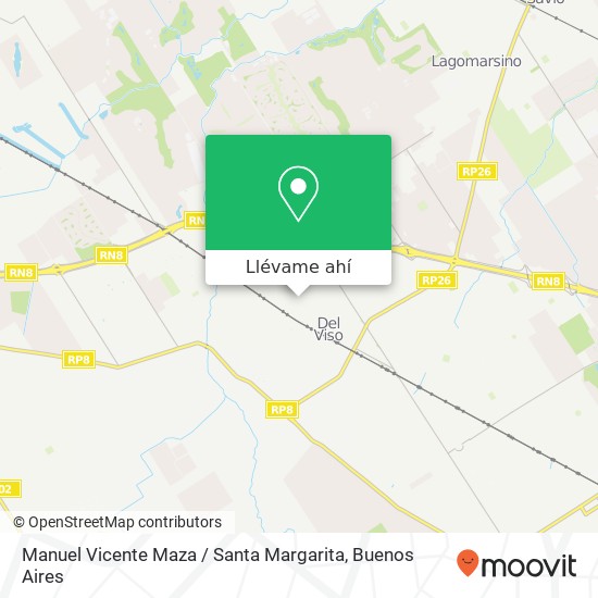 Mapa de Manuel Vicente Maza / Santa Margarita