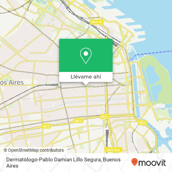 Mapa de Dermatólogo-Pablo Damian Lillo Segura