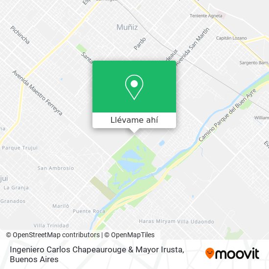 Mapa de Ingeniero Carlos Chapeaurouge & Mayor Irusta