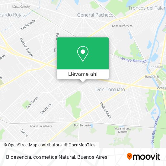 Mapa de Bioesencia, cosmetica Natural