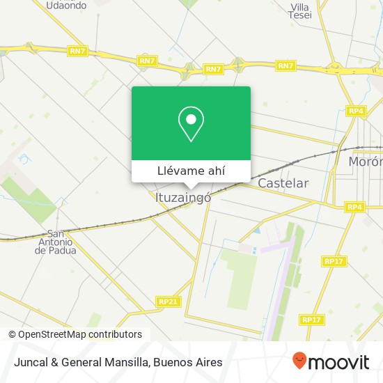 Mapa de Juncal & General Mansilla