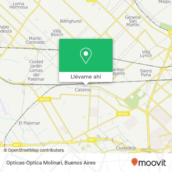 Mapa de Opticas-Optica Molinari