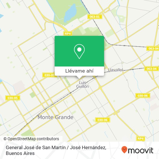 Mapa de General José de San Martín / José Hernández