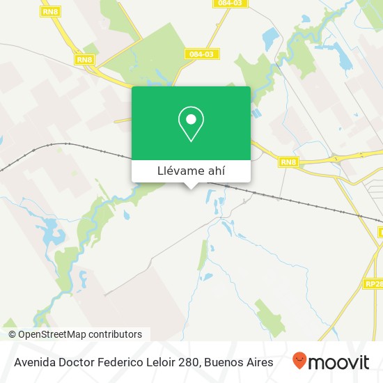 Mapa de Avenida Doctor Federico Leloir 280