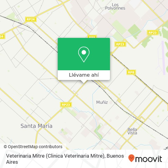 Mapa de Veterinaria Mitre (Clinica Veterinaria Mitre)
