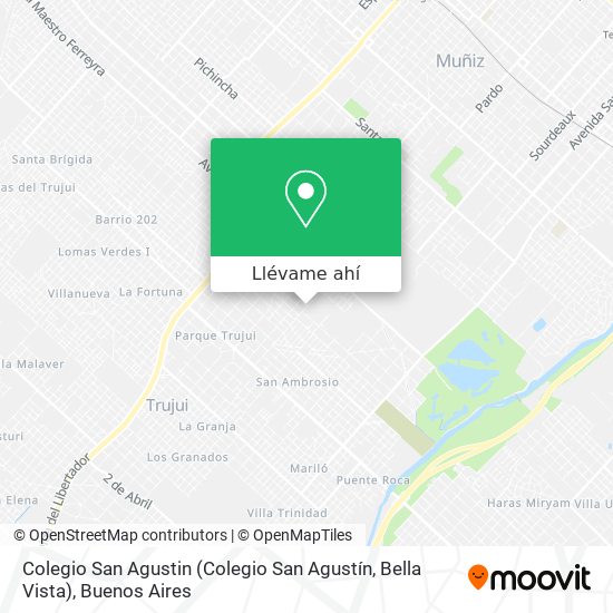 Mapa de Colegio San Agustin (Colegio San Agustín, Bella Vista)