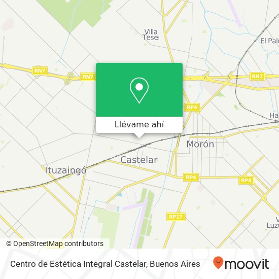 Mapa de Centro de Estética Integral Castelar