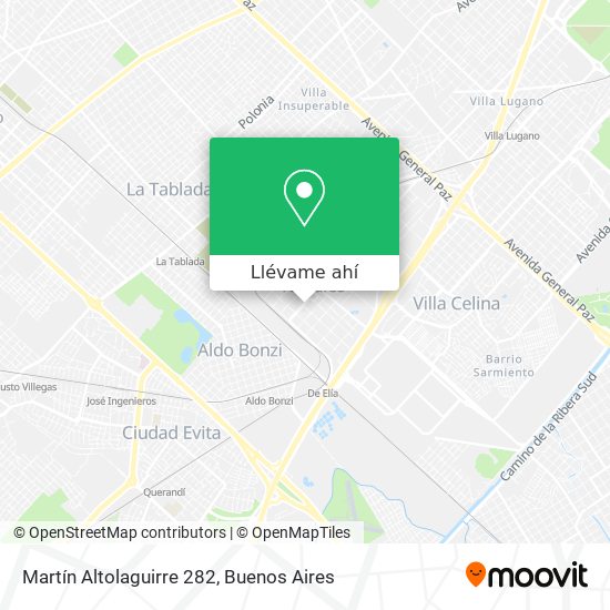 Mapa de Martín Altolaguirre 282