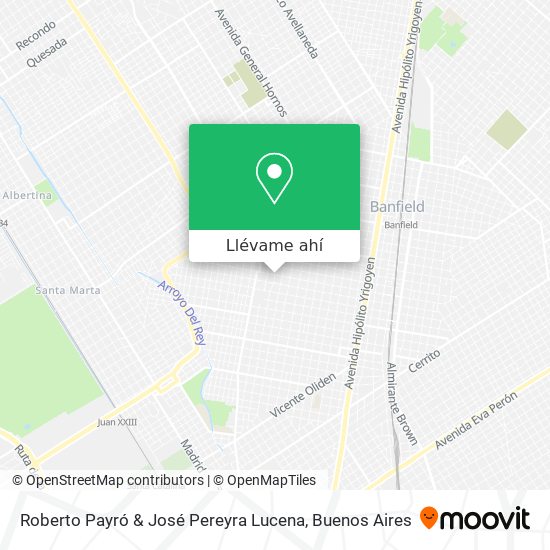 Mapa de Roberto Payró & José Pereyra Lucena