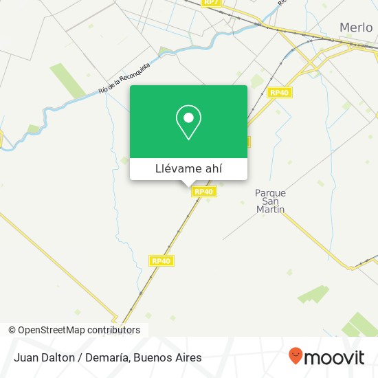 Mapa de Juan Dalton / Demaría