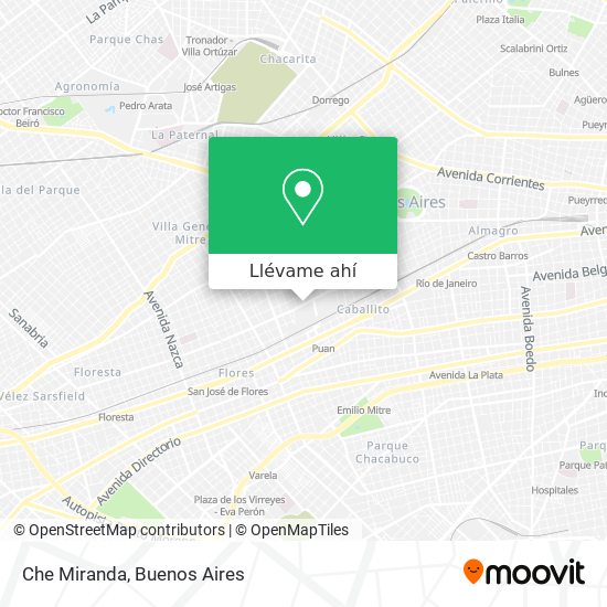 Mapa de Che Miranda