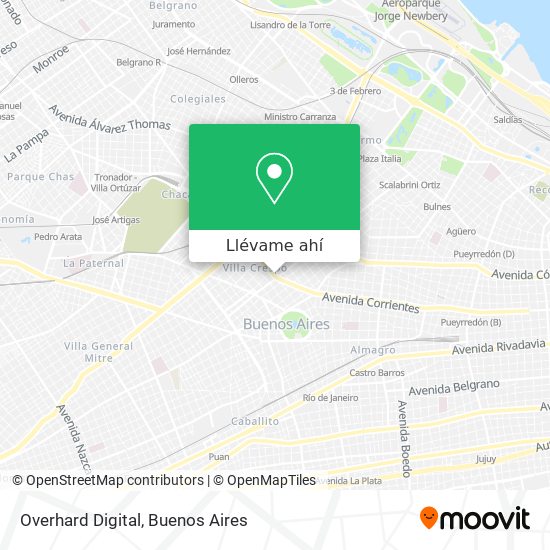 Mapa de Overhard Digital