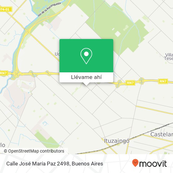Mapa de Calle José María Paz 2498