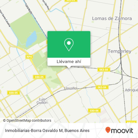 Mapa de Inmobiliarias-Borra Osvaldo M