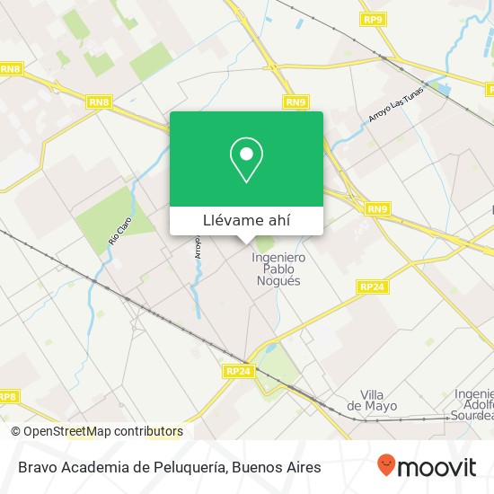Mapa de Bravo Academia de Peluquería