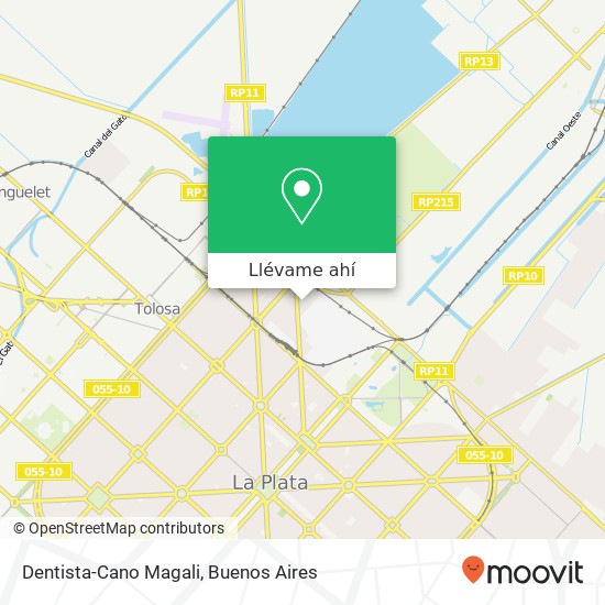 Mapa de Dentista-Cano Magali