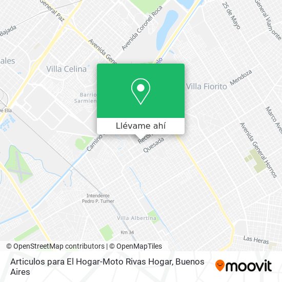 Mapa de Articulos para El Hogar-Moto Rivas Hogar