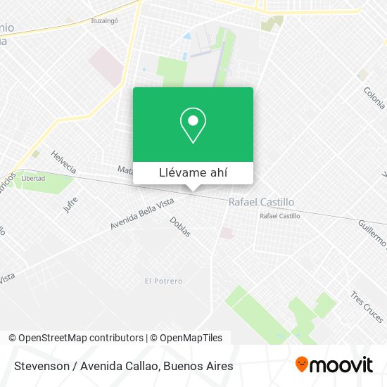 Mapa de Stevenson / Avenida Callao