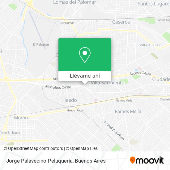 Mapa de Jorge Palavecino-Peluquería