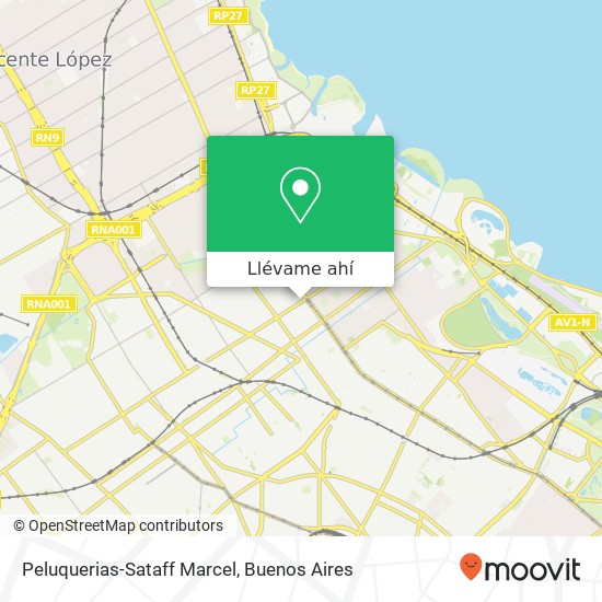 Mapa de Peluquerias-Sataff Marcel