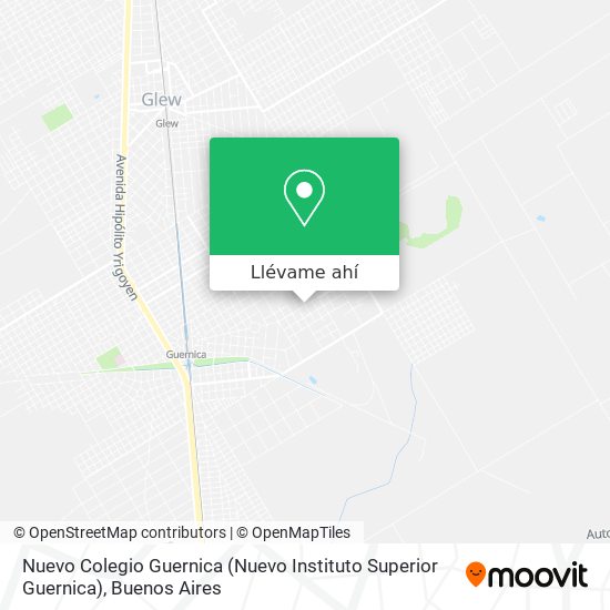 Mapa de Nuevo Colegio Guernica (Nuevo Instituto Superior Guernica)