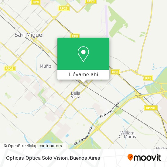 Mapa de Opticas-Optica Solo Vision