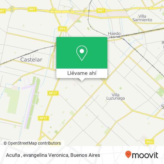 Mapa de Acuña , evangelina Veronica