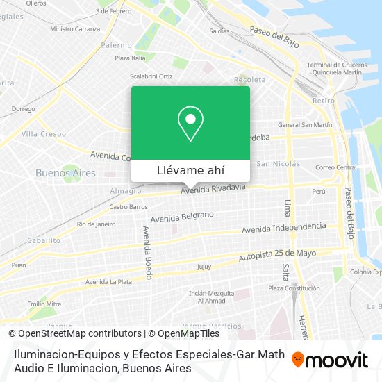 Mapa de Iluminacion-Equipos y Efectos Especiales-Gar Math Audio E Iluminacion