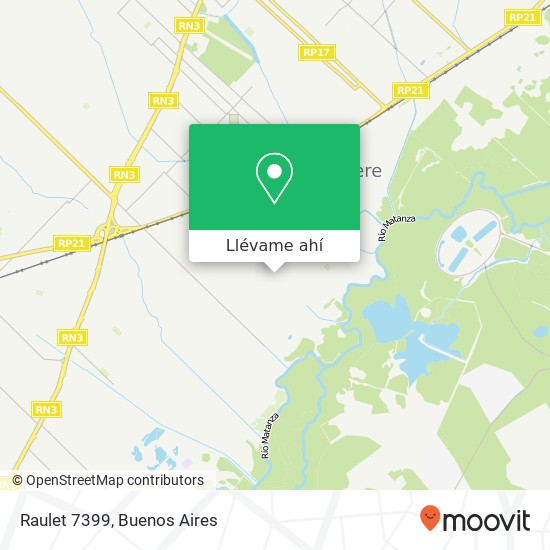 Mapa de Raulet 7399