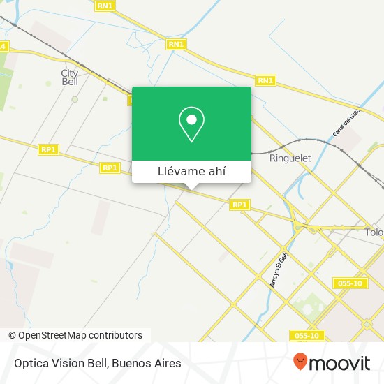 Mapa de Optica Vision Bell