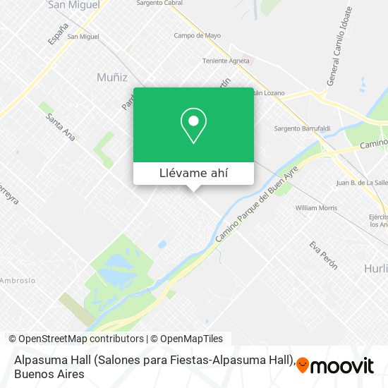 Mapa de Alpasuma Hall (Salones para Fiestas-Alpasuma Hall)