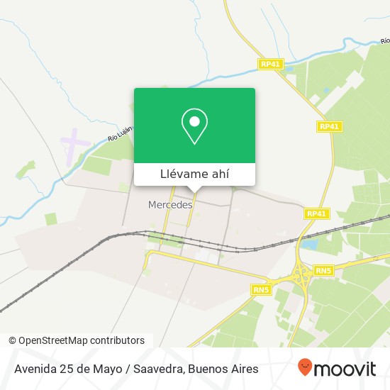 Mapa de Avenida 25 de Mayo / Saavedra
