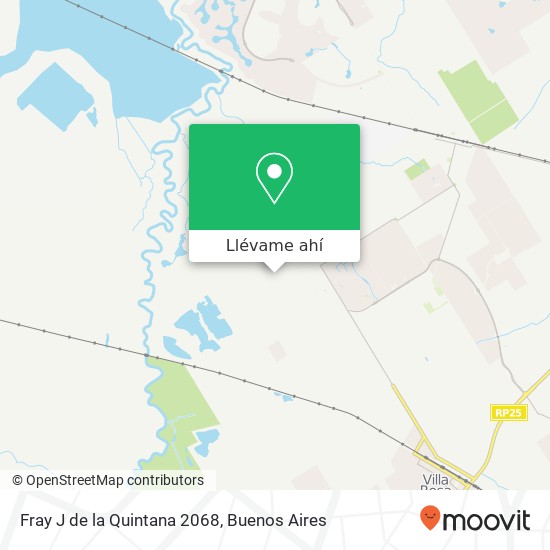 Mapa de Fray J de la Quintana 2068