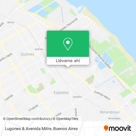 Mapa de Lugones & Avenida Mitre