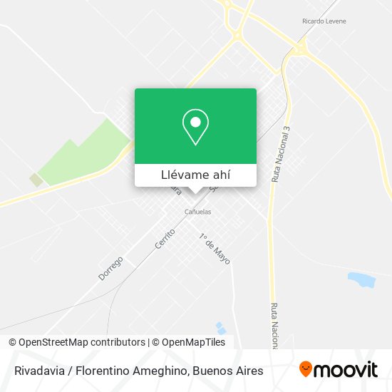 Mapa de Rivadavia / Florentino Ameghino