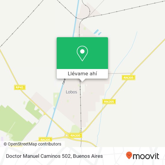 Mapa de Doctor Manuel Caminos 502