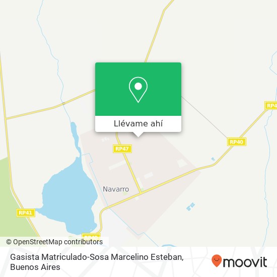 Mapa de Gasista Matriculado-Sosa Marcelino Esteban