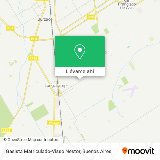 Mapa de Gasista Matriculado-Visso Nestor