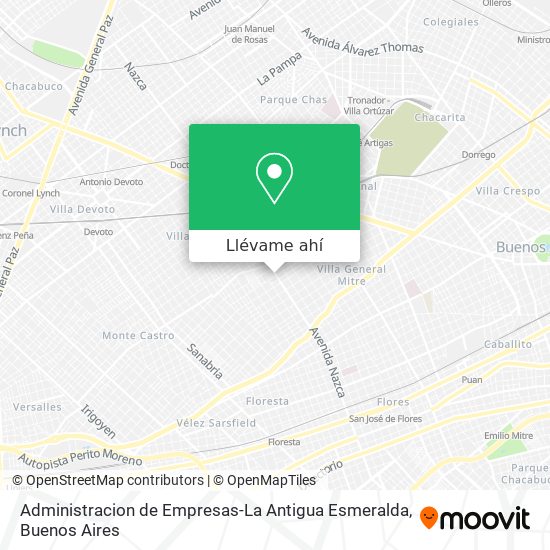 Mapa de Administracion de Empresas-La Antigua Esmeralda
