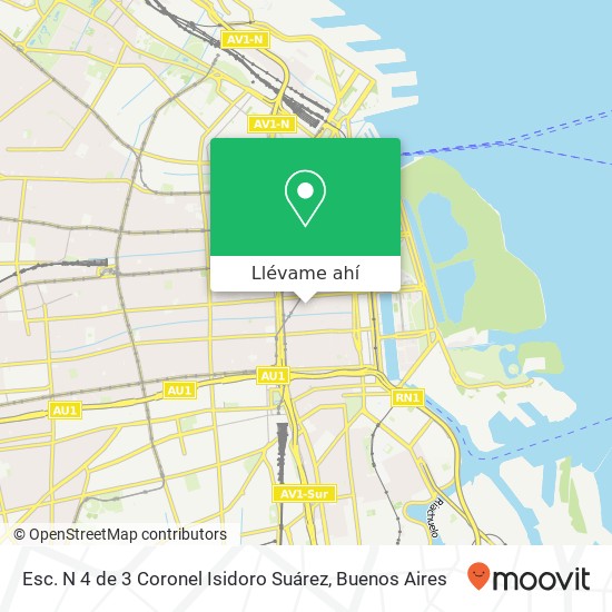 Mapa de Esc. N 4 de 3 Coronel Isidoro Suárez