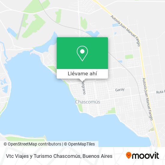 Mapa de Vtc Viajes y Turismo Chascomús