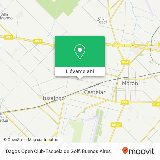 Mapa de Dagos Open Club-Escuela de Golf