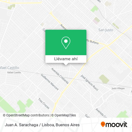 Mapa de Juan A. Sarachaga / Lisboa