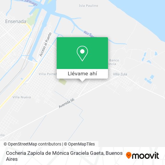 Mapa de Cocheria Zapiola de Mónica Graciela Gaeta