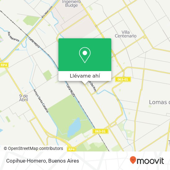 Mapa de Copihue-Homero