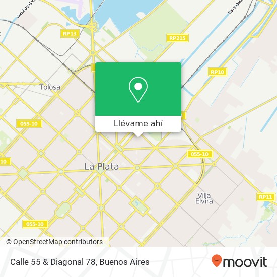 Mapa de Calle 55 & Diagonal 78